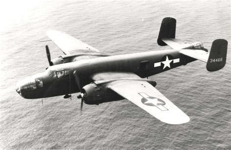 Photo In Flight Photo Of A North American B 25h Mitchell Assigned To
