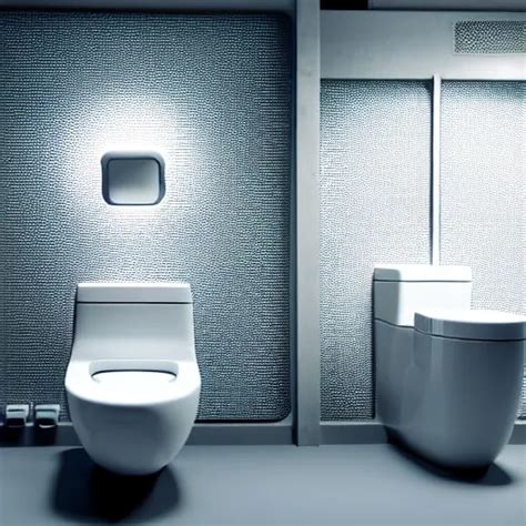 Futuristic Abstract Toilet Cinematic Lighting Stable Diffusion