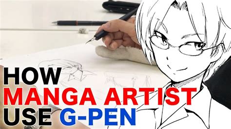 Manga Senpai How Professional Manga Artist Use G Pen How To Make