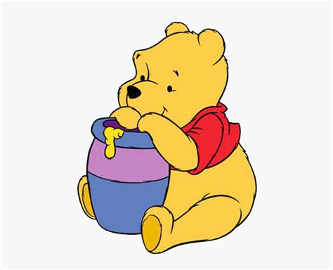 Misinterpreting a note from christopher robin, pooh convinces tigger, rabbit, piglet, owl, kanga, roo, and eeyore that their young friend during an ordinary day in hundred acre wood, winnie the pooh sets out to find some honey. Winnie Pooh Png - Cartoon Winnie The Pooh Honey Pot ...