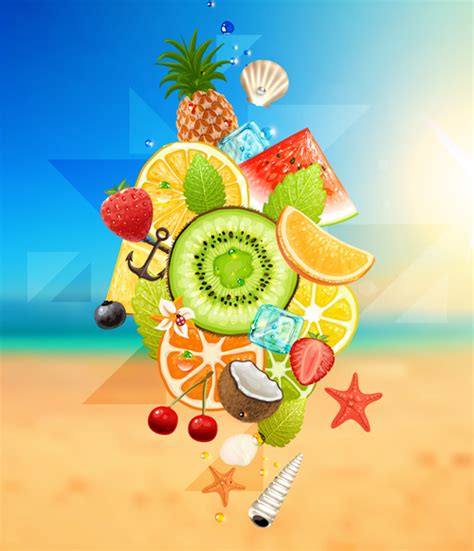 Enjoy Tropical Summer Holidays Backgrounds Vector 05 Free Download