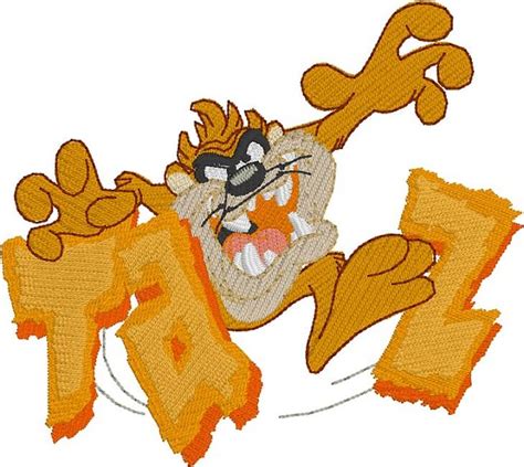 Taz Looney Tunes Tasmanian Devil Embroidery Design Flickr