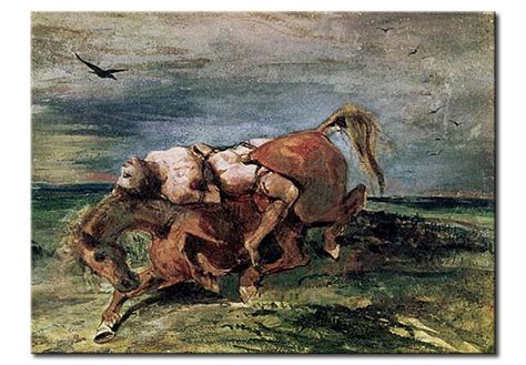 Pintura Mazeppa Eugène Delacroix Reproduções