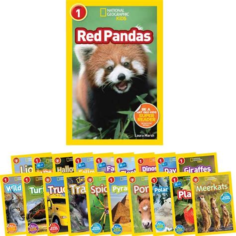 National Geographic Kids Readers Level 1 Set 2 20 Book Set