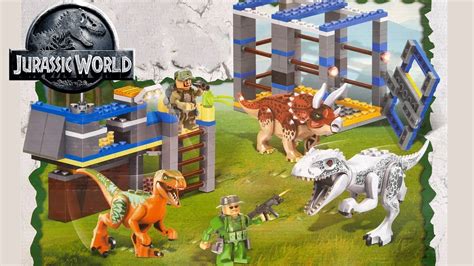 Lego Jurassic World Velociraptor Cage Ubicaciondepersonascdmxgobmx