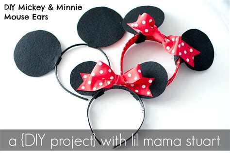 Voles live either above or underground, depending on the type. a {day} with lil mama stuart: DIY Mickey & Minnie Mouse Ears