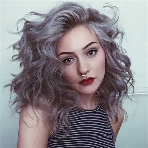 Curly hair is much easier to style if you cut it short, and there's plenty of inspiration coming from these celebrity looks that stun. 20 New Gray Curly Hair | Hairstyles and Haircuts | Lovely ...