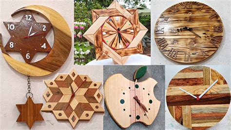 6 Amazingly Perfect Wooden Wall Clock Ideas Diy Art Wooden Clock At
