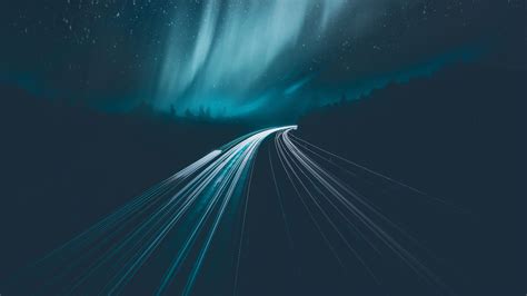 Aurora Borealis During Night Time Wallpaperhd Nature Wallpapers4k