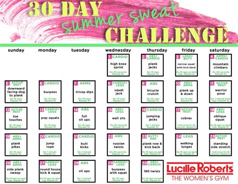 Summer Sweat Challenge Week 1
