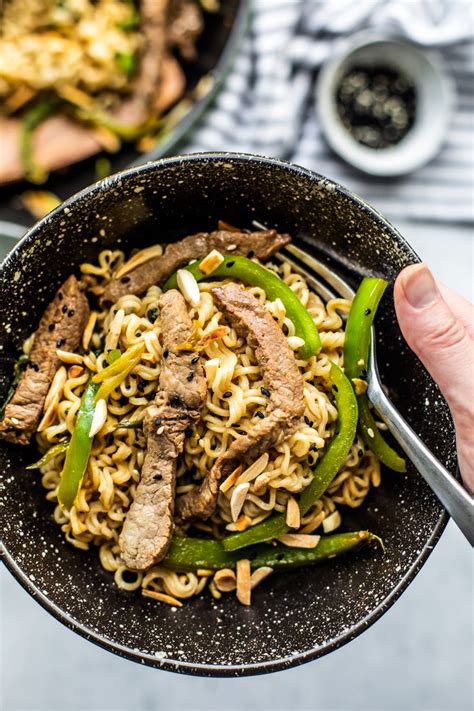 Easy Soy And Sesame Beef Stir Fry With Noodles Recipe Beef Stir Fry
