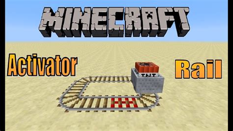 How To Make A Activator Rail Minecraft 179 Tutorial Youtube
