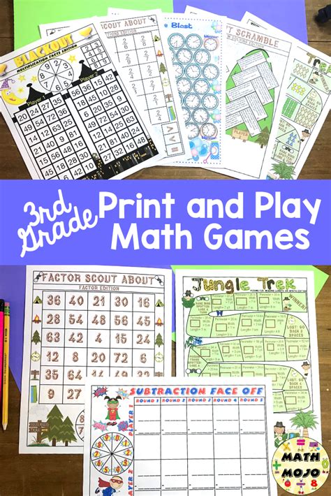 Good Math Games For 3rd Graders