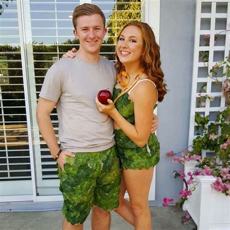 Adam And Eve Couples Halloween Outfits Sexy Halloween Costumes Halloween Outfits