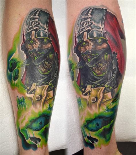 There are 195 mortal kombat tattoo for sale on etsy, and they cost 15,51 $ on average. Ermac Mortal Kombat Tattoo by Alan Aldred : Tattoos