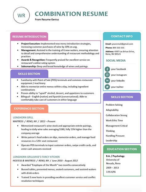 Using the best resume format can mean the difference between your resume getting the attention that leads to an interview or your resume getting ignored. Combination Resume: Template, Examples & Writing Guide