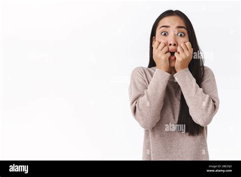 Woman Screaming Scared Cut Out Stock Images Pictures Alamy