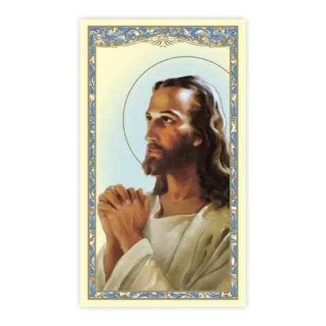 Jesus Help Me Prayer Laminated Holy Card 140 Picclick