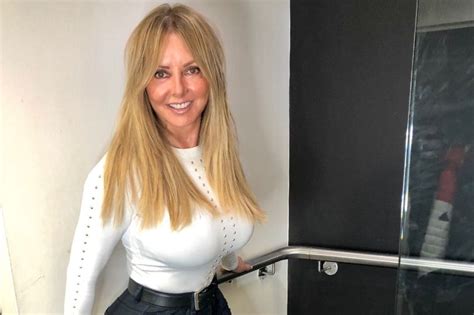 Carol Vorderman Shows Off Amazing Curves And Sexy New Hairstyle