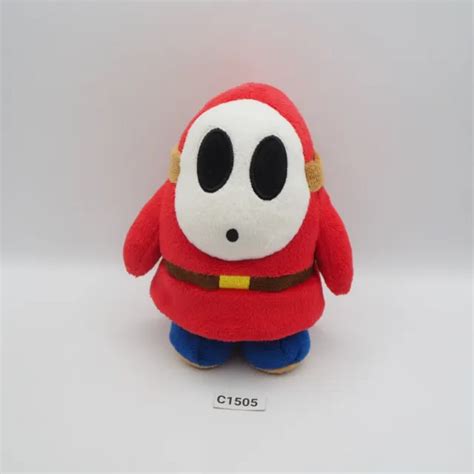 Shy Guy C1505 Super Mario Bros Sanei Plush 5 Stuffed Toy Doll Japan