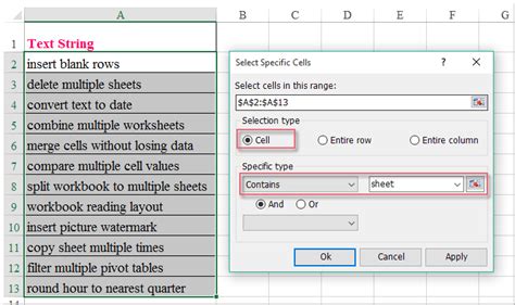How To Conditional Formatting If The Cell Contains Partial Text In Excel