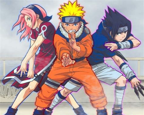 El Equipo 7 Naruto Sasuke Sakura Anime Naruto Naruto And Sasuke