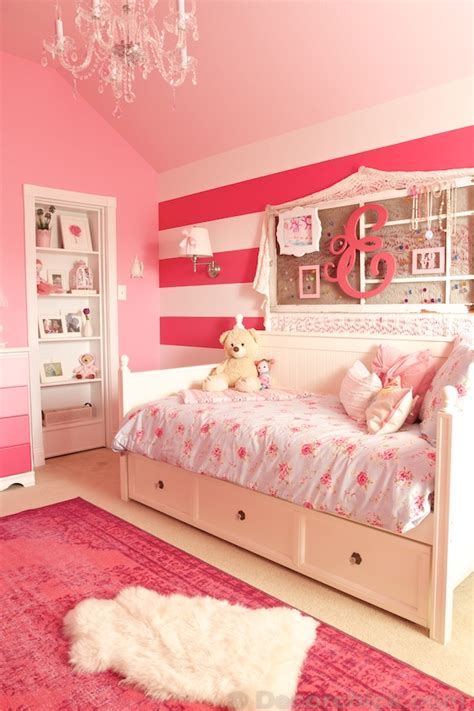 A Dreamy Girl Room Makeover With Hidden Door Bookcase Decorchick
