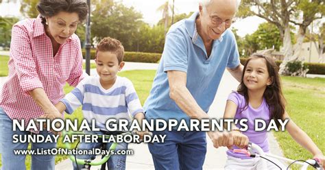 09sept National Grandparents Day List Of National Days