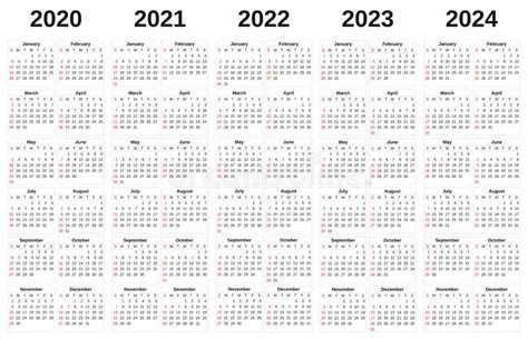 Calendario 2021 A 2024 Jahr 2020 2021 2022 2023 2024 2025 Kalender