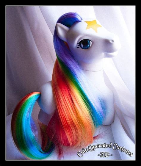 Ooak Custom My Little Pony Starlite Rainbow Brite Etsy Little Pony