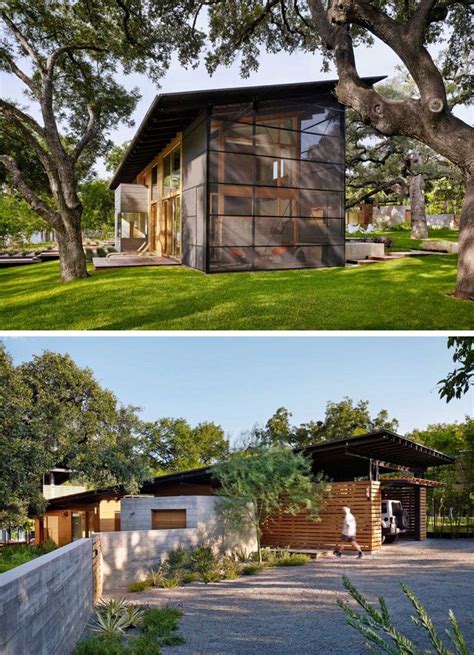 16 Examples Of Modern Houses With A Sloped Roof House Designs