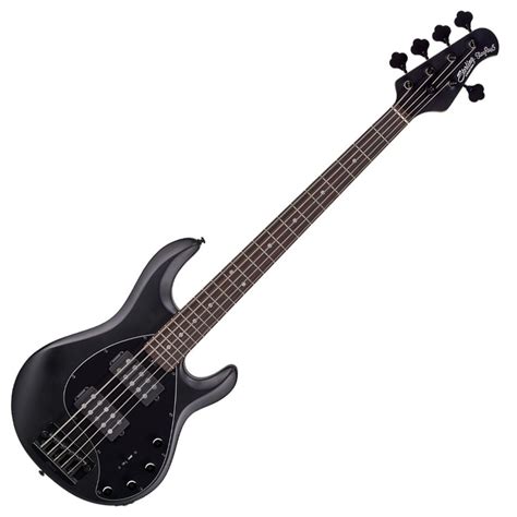 Sterling Stingray5 Hh 5 String Bass Stealth Black Gear4music