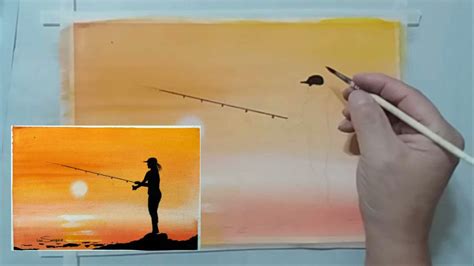Female Fishing 여성 낚시 ~ Watercolor Painting수채화 그림 ~ 세상에 이런일이 870회 출연