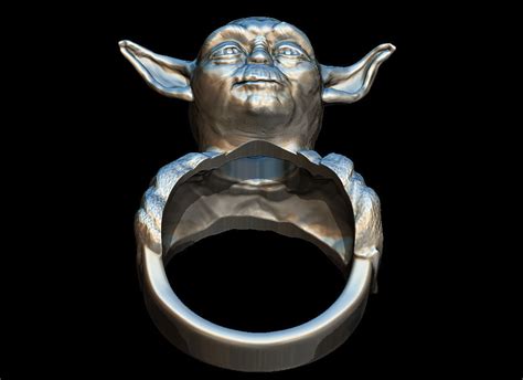 Yoda Ring 3d Model 3d Printable Cgtrader