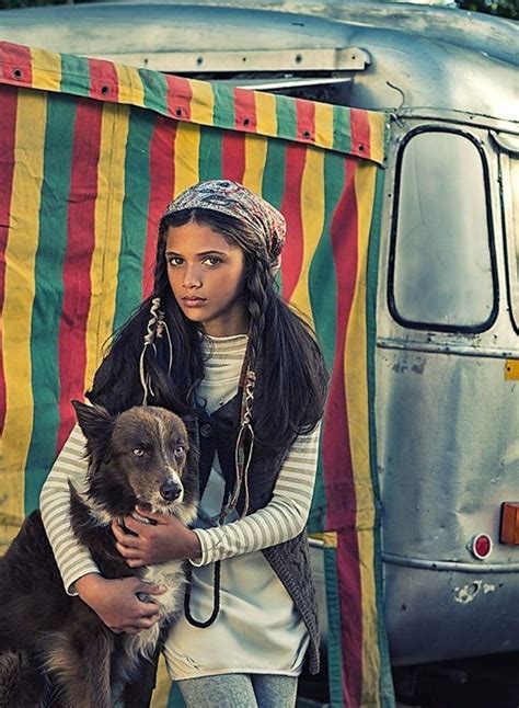 Romani Girl And Dog By Viktoria Sorochinski Gypsy Life Gypsy Women