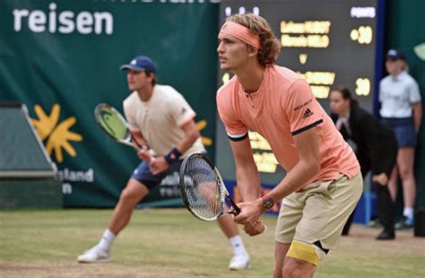 They immigrated with zverev's brother, mischa, to hamburg, germany, in 1991 and taught tennis at the club uhc tennis hamburg. Zverev Brothers - Gerry Weber Open 2018 (getty ...