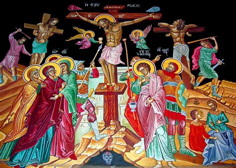 Crucifixion Of Jesus Painting By Munir Alawi Fine Art America