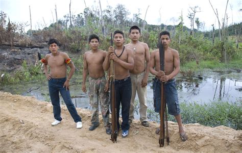 Earths Most Threatened Tribe Make Unprecedented Visit To Brazils Capital