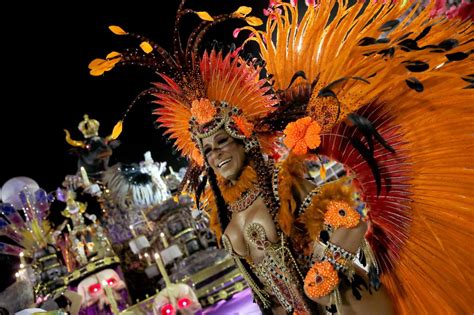 Carnival Parade At The Sambadrome In Rio De Janeiro El Farandi