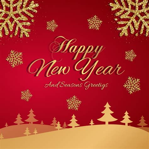New Year Greeting Template Postermywall