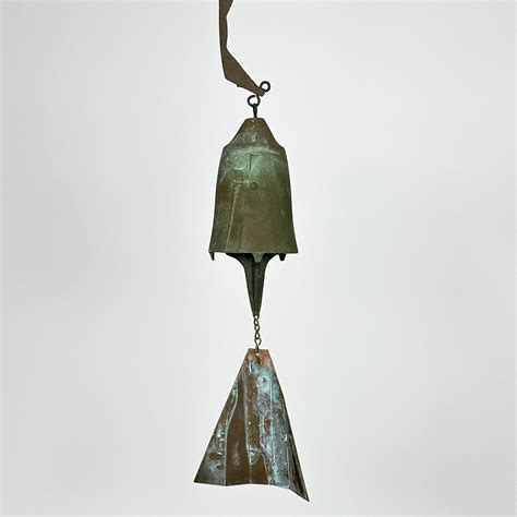 Mid Century Bronze Bell Wind Chime By Paolo Soleri For Arcosanti At