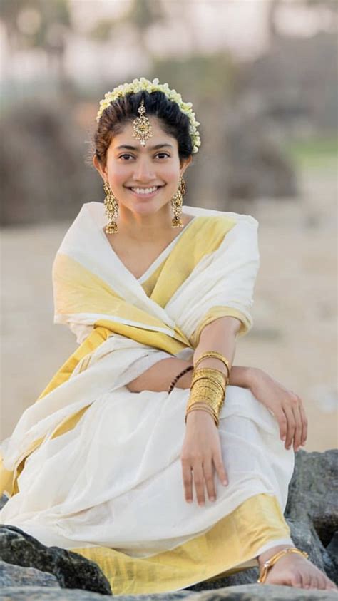 Malayalam cinema has been deeply interwoven with different fields such as literature, art and politics. Sai pallavi latest white saree golden blouse Malayalam ...