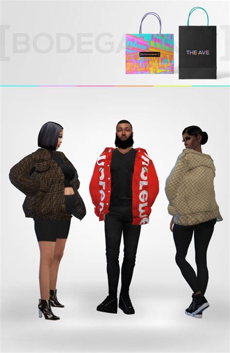 Guilty Gucci Sims 4 Clothing Sims 4 Mods Clothes Denim Jacket