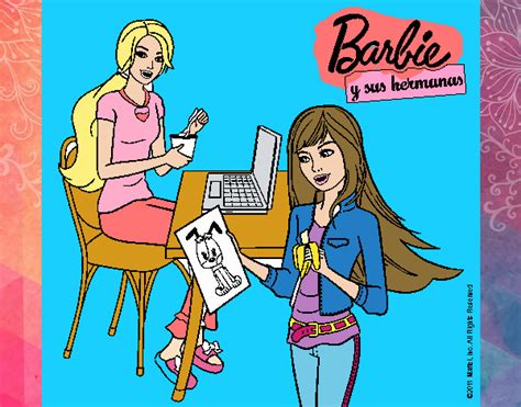 Dibujo De Barbie Y Su Hermana Merendando Pintado Por Nalbix En Dibujos Porn Sex Picture