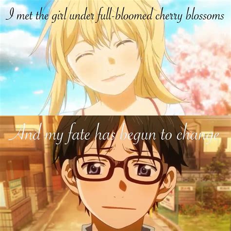 Your Lie In April Your Lie In April Anime Qoutes I Love Anime