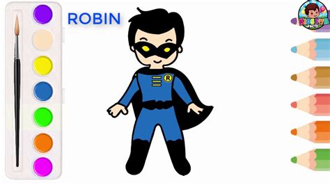 Maybe you would like to learn more about one of these? Sketch and draw Robinhood cartoon with color paint - YouTube