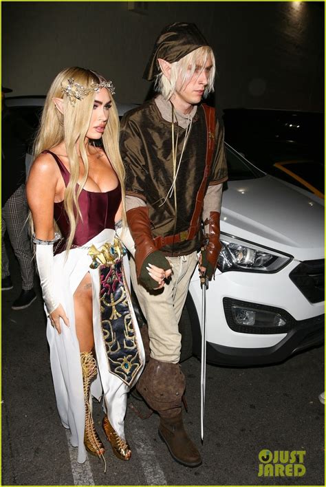 Photo Megan Fox Machine Gun Kelly Link Zelda Halloween 30 Photo