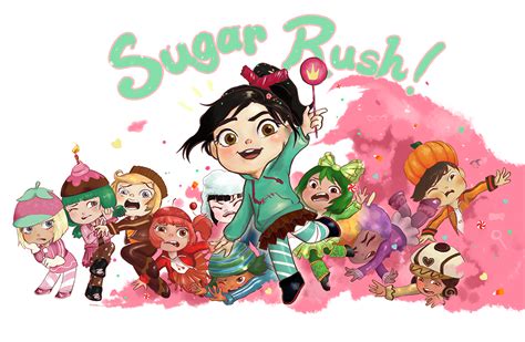 Sugar Rush Wreck It Ralph Fan Art 34855715 Fanpop