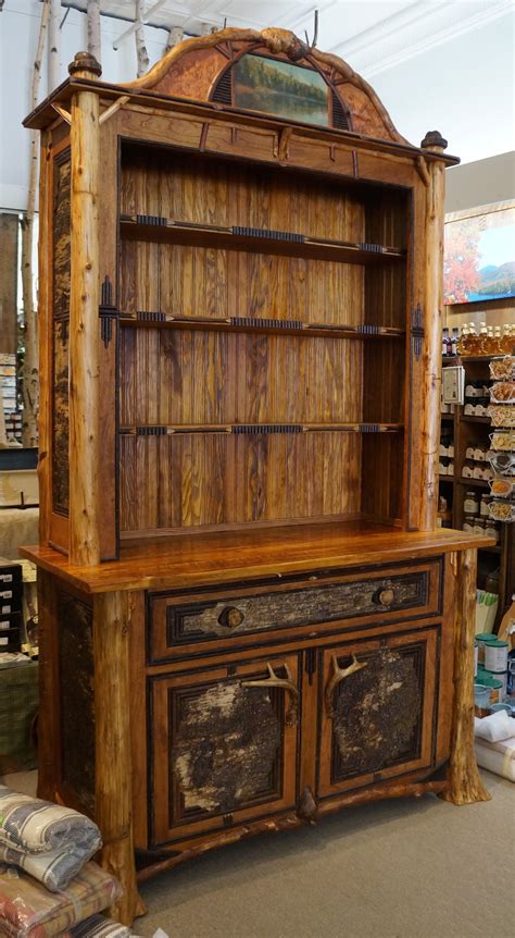 Adirondack Rustic Bookcasehutch Made With