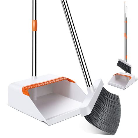 Buy Masthome Broom And Dustpan Set With 130cm Stainless Steel Handle